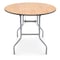 Atlas Commercial Products Titan Series 36 Round Wood Folding Table WFT5-36R - alternate 6